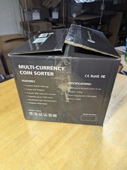 Aneken Coin Counter and Sorter with TFT Display Accurate Tested, Works