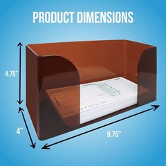 Acrylic Check Tray 2.5mm Thickness Deposit Ticket Cheque Holders Slips