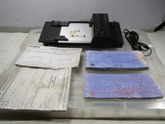 Bartizan Addressograph Manual Credit Card Imprint Machine Manual Slider w/ Slips