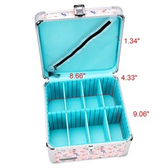 Vaultz Portable – 10 X 10 X 6.5 Inch Large Storage Lock Mesh Compartments