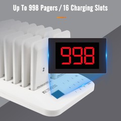 Retekess TD157 Restaurant Pager System Queuing 16 Buzzers Food Truck Clinic Bar