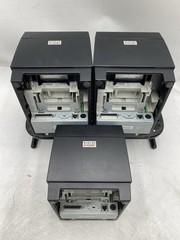 LOT OF 3 Wincor Nixdorf TH230+ Thermal Receipt Printer TESTED WORKS / NO PWR AC