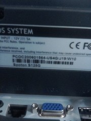 SpotOn Apexa GW 15″ Point Of Sale System Terminal with Power Supply No HDD