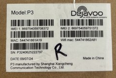 DEJAVOO P3 WI-FI 4G DESKTOP POS BLUETOOTH CREDIT CARD READER WIRELESS TERMINAL