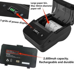 80mm Thermal Printer BT4.2 Connection 50 To 80mm/s 203DPI ESC POS Compatibl VRDD