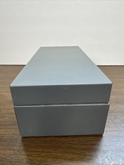 VINTAGE Metal Cash Box Steelmaster Removable Tray 10”x3”x4.5” USA No Key