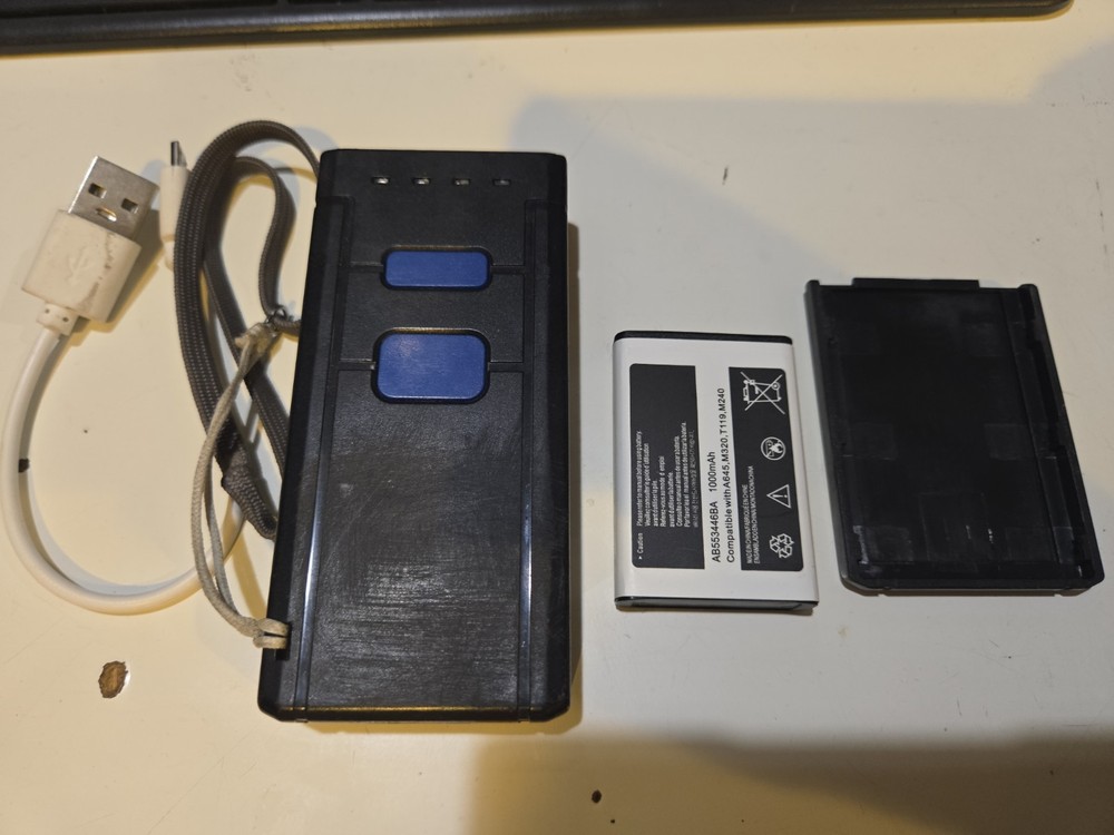 Eyoyo Mini 1D Wireless Barcode Scanner Model EY 2877 1D Book Scanner