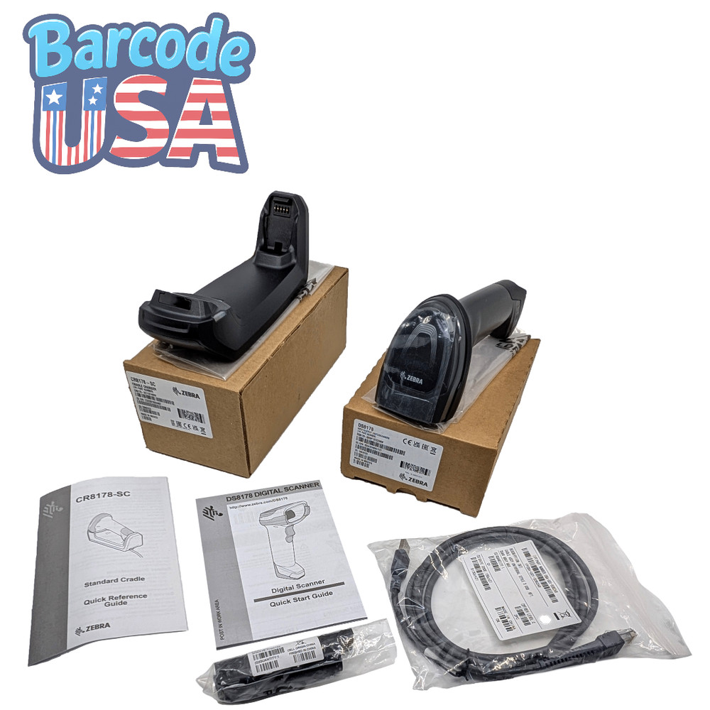 Zebra DS8178 Wireless Bluetooth 2D/1D/QR Barcode Scanner & Cradle Kit IN BOX!🔥⭐