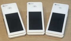Lot Of 3 Clover Flex C403/401U POS Wi-Fi Touchscreen Handheld Locked Powers On