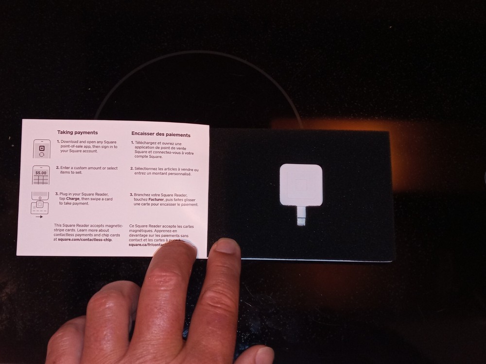 Square A-PKG-0206-01 Credit Debit Card Reader – White for Apple iPhone and…