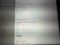 ORACLE Micros Workstations, 655X; Intel i5, w/ stand, power supply