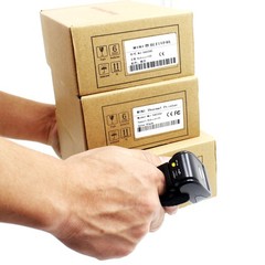 Bluetooth Ring 1D 2D QR Barcode ScannerWearable Wireless Finger Mini Bar Code