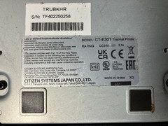 LOT of 4 CITIZEN SYSTEMS CT-E301 USB Ethernet RS-232C POS THERMAL PRINTER w/ PWR