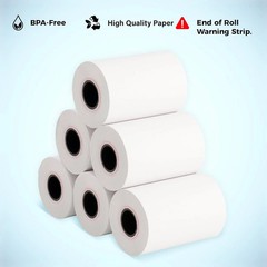 2 1/4” X 65 Ft Thermal Paper Receipt Rolls, Fits Ingenico 3500 5000 Verifone …