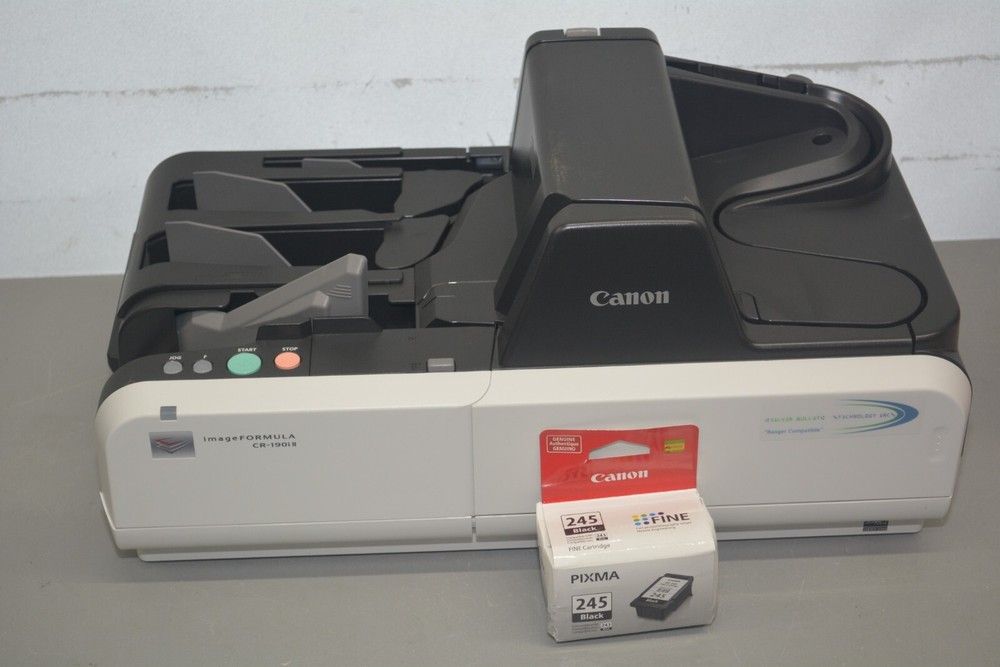^ Canon ImageFORMULA CR-190i II USB Desktop Document Check Scanner #X725
