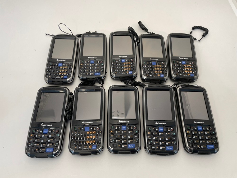 Lot 10 Intermec CS40 Alphanumeric Handheld WM 6 Computer 2D Barcode Scanner