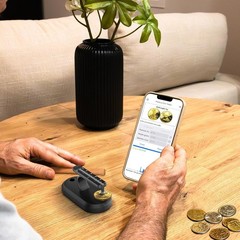 Compact Coin Authenticity Tester with Features for Gold & Silver Coins