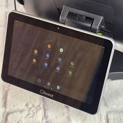 Toast Flex TT200 POS System Dual Display with Power Supply FACTORY RESET