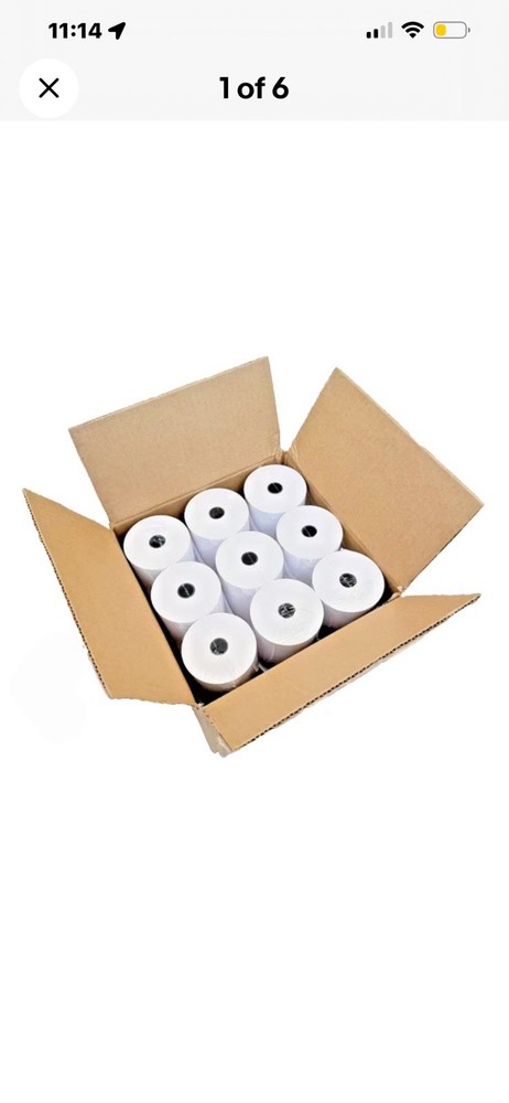 3 1/8″ x 230′ THERMAL POS RECEIPT PRINTER ROLL PAPER BPA FREE USA 18 ROLLS