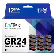 LxTek Replacement for GR24 Universal Twin Spool Calculator Ribbon use with Nu…