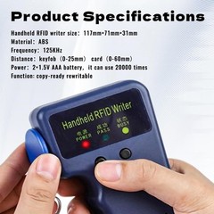 Handheld Copier RFID Reader Rewriter Smart ID Card Duplicator 125KHz Intellig…