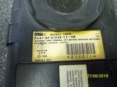 MSI PDT III Portable Data Terminal Model 1400 51228-11-00