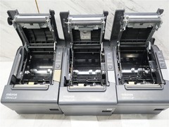 3 Epson Oracle TM-T88V Point Of Sale Thermal Receipt Printers w/ Power supply!