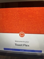 Toast Flex POS 22″ Kitchen Display Touch Monitor TT500 w/ Mount & AC Adapter