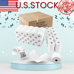50 Rolls 2 1/4 x 165 Thermal Paper POS Receipt Paper