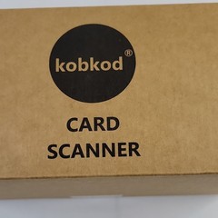KOBKOD Trading Card Scanner Natural Wood Design with LED Model High Quality