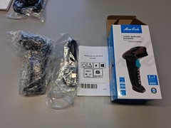Cashier Laser Barcode Scanners Lot Of 6 with USB Wires And Code Guides NETUM Gun