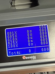 Cassida C300 Professional USD Coin Counter Sorter Wrapper Roller “ Please Read”