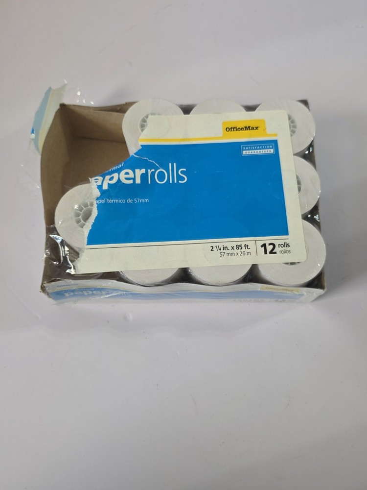 Thermal Paper Rolls Reciept Paper 2 1/4″x85ft 10 Rolls