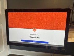 Toast Flex POS 22″ Kitchen Display Touch Monitor TT500 w/ Mount & AC Adapter
