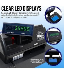 Nadex CR360 Electronic Cash Register – Black