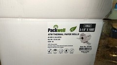 PACKWELL HYOSUNG / TRANAX ATM THERMAL RECEIPT PAPER 3 1/8″ X 1000′ 8CT