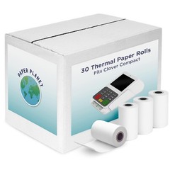 Thermal Receipt Paper for Clover Compact | 30 Rolls