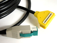 VeriFone MX Powered USB Yellow Berg 1639-K335-V001 (5 -Meter) ~ NEW