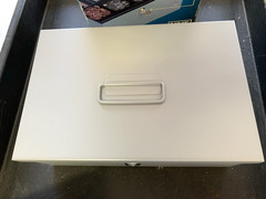 MMF 221-6180-01 Steel Low Profile Cash Box with Security Lock 2 Keys Included