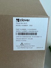 Clover Mini Wifi C300 – Card Reader / POS Point of Sale System w/ Power Supply