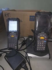 2 Symbol G Series Inventory Scanner Guns Part #MC92NO-G50SYAQA6WR May Need Batte