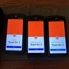 (3) Toast Flex POS Go 2 Handheld Tablet Mobile Computer Device TG200 With Dock