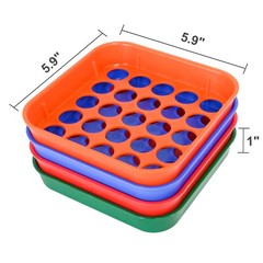 Coin Sorters Tray 4 Color-Coded Sorting Tray with 160 Coin Roll Wrappers