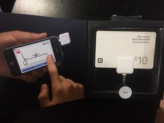 Square White Credit Card Magstripe Reader 3.5 MM Headphone Jack Plug ($10 Bonus)