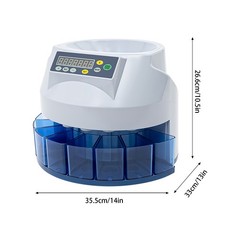 Coin Counter 110v For All American Coins Electronic Coin Counter Digital Display