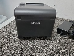 Epson TM-T20III Thermal Serial Receipt Printer With Power Adapter w Thermo Rolls