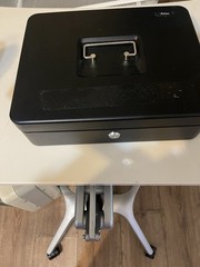 Honeywell Tiered Cash Box With Lock, (no keys)