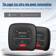 Retekess TD183 Restaurant Pager System Guest Queuing 20 Buzzers Food Truck Club
