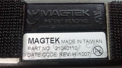 MagTek USB Credit Card Reader Part No. 21040110 Keyboard Emulation Track I/II