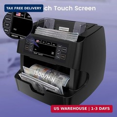 NUCOUN VC-3 Money Counter Machine Mixed Denomination, Value Counting, CIS/UV/IR/